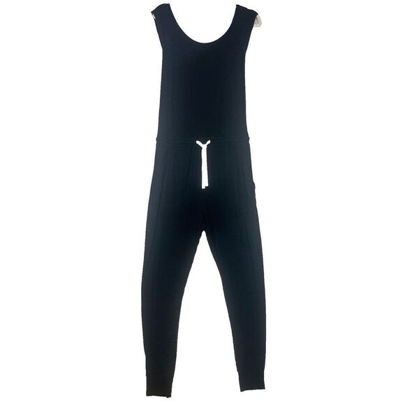 Vici Jumpsuit Women’s Black Sleeveless Drawstring Size Small - Picture 1 of 12